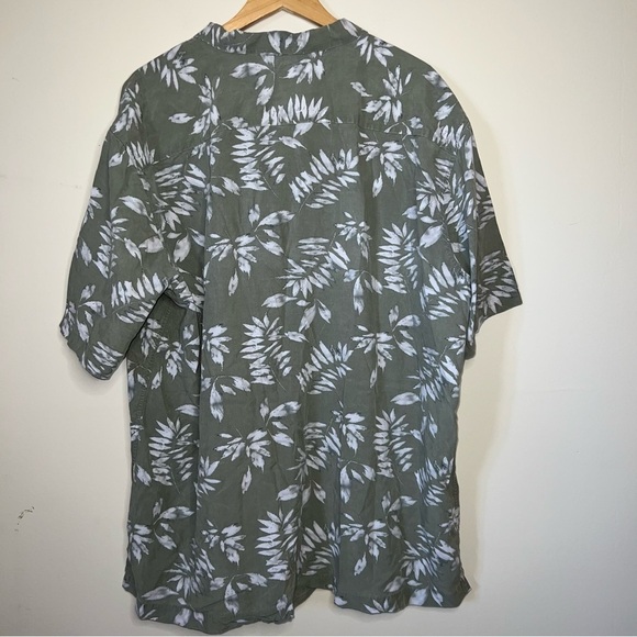 Greg Norman Sage Green Short Sleeve Button Down Shirt Size XL - Picture 4 of 7